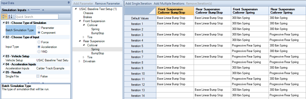 component batch