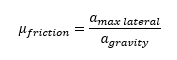 tire fric eq